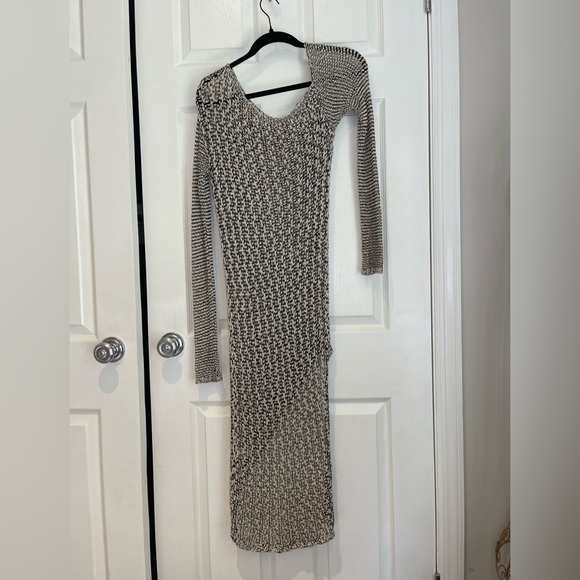 Women’s black and white Helmut Lang long sweater - Picture 2 of 4